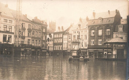 Belgique - Huy - Carte Photo - Phot. Puvrez - Innodation - Fontaine - Carte Postale Ancienne - Huy