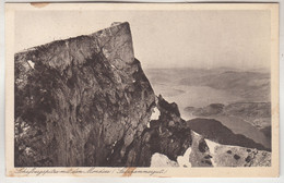 C4005) Schafbergspitze Mit Dem MONDSEE - Salzkammergut ALT Gel. St. Wolfgang 1926 - Mondsee