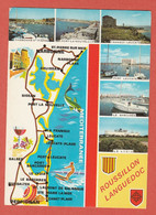 Delcampe - CP 35 REGION LANGUEDOC CARTE 9 - Languedoc-Roussillon