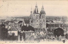 FRANCE - 41 - BLOIS - Panorama Sur L'église St Nicolas - LL - Carte Postale Ancienne - Blois