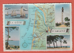 Delcampe - CP 35 REGION AQUITAINE 1 COTE D' ARGENT - Sonstige