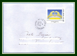 Montimbramoi Du Collector UKRAINE 2022 / Lettre (R) - Covers & Documents