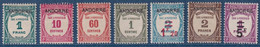 Andorre - Taxe - YT N° 9 à 15 * - Neuf Avec Charnière - Unused Stamps