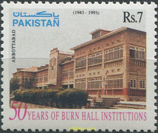 694559 MNH PAKISTAN 1993 CINQUENTENARIO DE LAS INSTITUCIONES BURN HALL - Pakistan