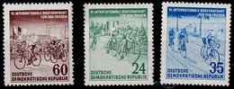 GERMANY 1953 DDR BIKE CROSS MI No 355-7 MNH VF!! - Nuevos