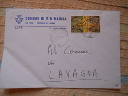 BUSTE MUNICIPALI COMUNI D'ITALIA - COMUNE DI RIO MARINA - 1991-00: Storia Postale