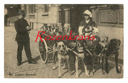 Hondenkar Attelage De Chiens Flamand Hund Dog LA LAITIERE Flamande CPA Folklore - Venters