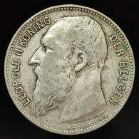 Belgique / Belgium, 1 Frank, 1909,  Leopold II, Argent (Silver), TTB (EF), KM#57 - 1 Franc