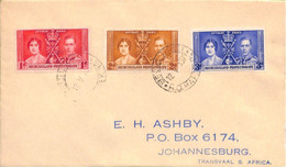Ac6650 -  BECHUANALAND - Postal History -  FDC COVER Coronation 1937 - 1885-1964 Bechuanaland Protectorate