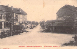 FRANCE - 52 - CHALINDREY - Avenue Gambetta Et La Chapelle De La Médisance - Carte Postale Ancienne - Chalindrey