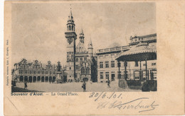 Delcampe - AALST = LA GRAND'PLACE   !!! KREUKJE L.O. HOEK      ZIE SCANS - Aalst