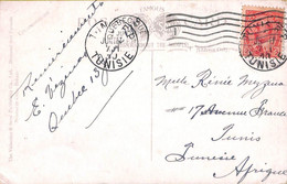 Ac6656 - CANADA - POSTAL HISTORY - POSTCARD To TUNIS Tunisia 1910 - Brieven En Documenten