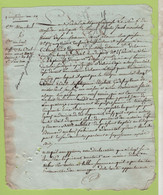 Delcampe - 76 SEINE MARITIME - DOCUMENT A DECHIFFRER DATE DE MESSIDOR AN 10 / JUIN 1802 - ROUEN RUE POISSON ( RUE DES REQUIS ) - Manuscrits