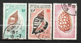 Col32 Colonie Nouvelle Caledonie N° 368 à 370 Oblitéré  Cote : 5,40€ - Used Stamps