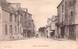 FRANCE - 53 - EVRON - Rue De Saulgé - Letellier - Carte Postale Ancienne - Evron