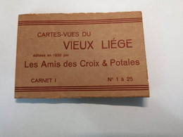 Belgique -Liège - Lot De 4 Carnets édités En 1930 Par Les Amis Des Croix Et Postales - Complets - Carte Postale Ancienne - Altri & Non Classificati