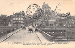 FRANCE - 53 - MAYENNE - La Basilique Notre Dame  - Carte Postale Ancienne - Mayenne