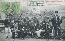 Delcampe - CPA 54 LONGWY AUBANGE RODANGE Réunion De Gendarmes Français Belges Et Luxembourgeois Frontière DOUANE - Longwy