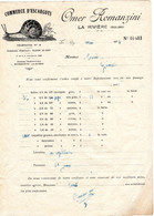 25 - La Rivière Drugeon - Commerce D'escargots - Omer Romanzini - 17 Mai 1934 - Agriculture