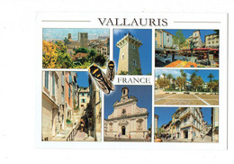 Delcampe - Cpm - 06 - Vallauris - Multivues - église CIGALE  Marché - Vallauris