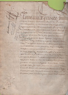 Delcampe - 76 SEINE MARITIME - DOCUMENT A DECHIFFRER SUR PARCHEMIN DATE DE 1631 ? -  ROUEN - Manuscrits