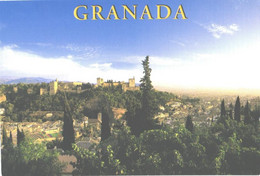 Spain:Granada, Alhambra Castle Overview - Granada