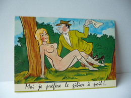 Delcampe - 553.SERIE CHASSE MOI JE PREFERE LE GIBIER A POIL  CPM CHASSE  HUMORISTIQUE EDITIONS LYNA PARIS - Angelsport