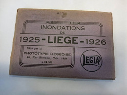 Belgique - Inondations De Liège 1925 1926 - Phot. Liègeoise - Legia - Complet - Carte Postale Ancienne - Inondazioni