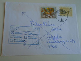 D193286    Hungary  -Cover  -2003 Békéssámson - Retour  Return To Sender  Vissza Gyula - Storia Postale