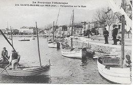 Delcampe - SAiNTE MAXIME ( 83 ) - Perspective Sur Le Quai - Sainte-Maxime