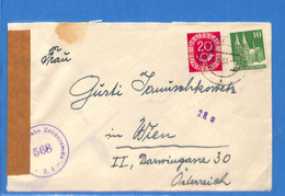 Delcampe - Allemagne Republique Federale 1951 Lettre Avec Censure De Hohenlimburg (G13855) - Altri & Non Classificati