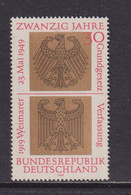 WEST GERMANY - 1969 Republic 30pf Never Hinged Mint - Ungebraucht