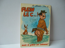 Delcampe - SERIE CHASSE REF 733/1 DU PLOMB J'EN AI PLEIN LE  MAIS LE GIBIER EST INDEMME CPM CHASSE HUMORISTIQUE EDITIONS LYNE PARIS - Angelsport