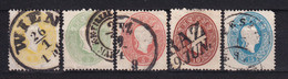 AUSTRIA 1860 - Mi.No. 18/22, Canceled Complete Serie / 2 Scans - Used Stamps