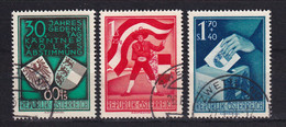 AUSTRIA 1950 - Mi.No. 952/954, Complete Serie, Canceled / 2 Scans - Usados