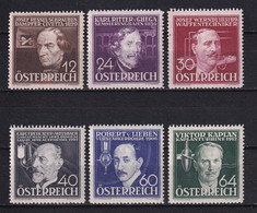 AUSTRIA 1936 - Mi.No. 632/637, Complete Serie, MNH / 2 Scans - Ongebruikt