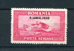 1928.RUMANIA.AEREO.YVERT 6.NUEVO CON FIJASELL.FILIGRANA HORIZONTAL.CATALOGO 100€ - Unused Stamps