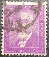 N°292 Paul Doumer. Oblitéré. T.B. - Used Stamps