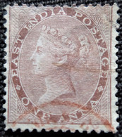 Timbres De L'Inde 1865 Queen Victoria, 1819-1901 Stampworld N°  22 Petite Coupure à Droite - 1858-79 Compagnie Des Indes & Gouvernement De La Reine