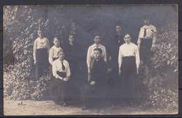 CARTE PHOTO JULIA VERBERCKT A L'ECOLE DE LA SAINTE FAMILLE A THIELT Vers 1900 - TIELT - School H. Familie - Oud (voor 1900)