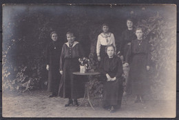 CARTE PHOTO JULIA VERBERCKT A L'ECOLE DE LA SAINTE FAMILLE A THIELT Vers 1900 - TIELT - School H. Familie - Antiche (ante 1900)