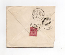 !!! INDE ANGLAISE, LETTRE PAR AVION DE BOMBAY POUR L'ANGLETERRE DE 1929 - 1911-35 Koning George V