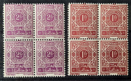 Maroc 1947/52 Taxe 53/54 **TB Cote 14€ - Strafport