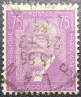 N°292 Paul Doumer. Oblitéré à Blan (Tarn). T.B. - Used Stamps