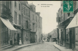 Delcampe - 44 ANCENIS / La Rue Du Pont / CARTE ANIMEE - Ancenis