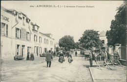 Delcampe - 44 ANCENIS / L'Avenue Francis Robert / CARTE ANIMEE - Ancenis