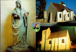 Delcampe - BOUFFEMONT  ( VAL D ' OISE )  EGLISE SAINT-GEORGES - Bouffémont