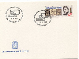 Delcampe - Occasional Postmark - Development Of Payment System Automation - Bank - Payments - Czechoslovakia - 1987 - Post