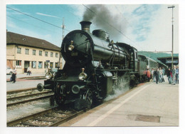 DELÉMONT Bahnhof Gare Train Dampflokomotive Bahn - Delémont