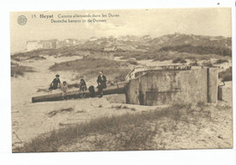 Delcampe - Heyst Heist Canons Allemands Dans Les Dunes - Heist